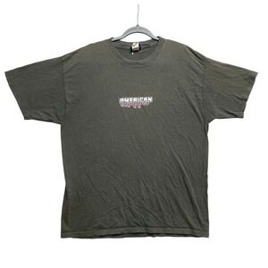 American Chopper T-Shirt Mens XL Black  Short Sleeve Black Widow Tee